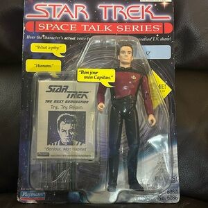 Star Trek Space Talk Series Action Figure - Red and Black Q